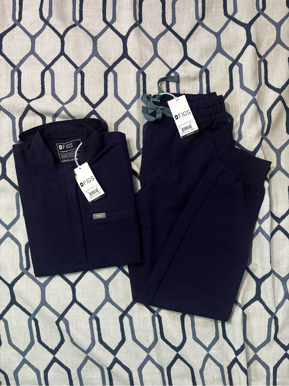 Women’s Figs Purple NWT Scrub Set